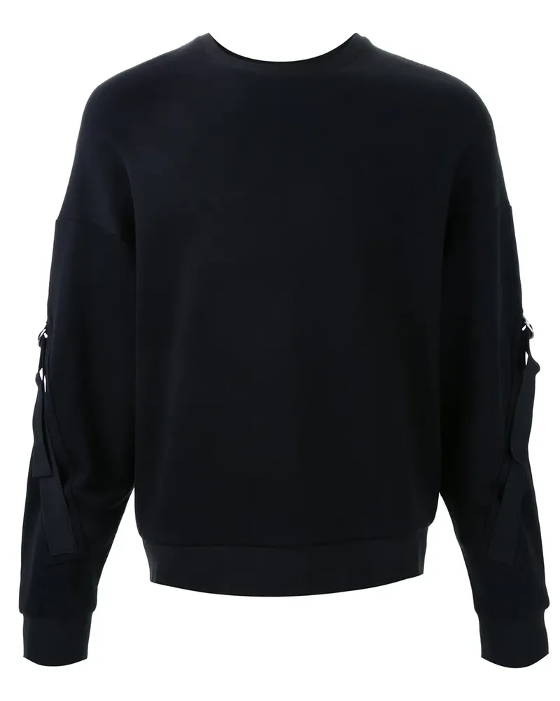 Wooyoungmi Sweatshirt mit Riemendetails - Schwarz Schwarz