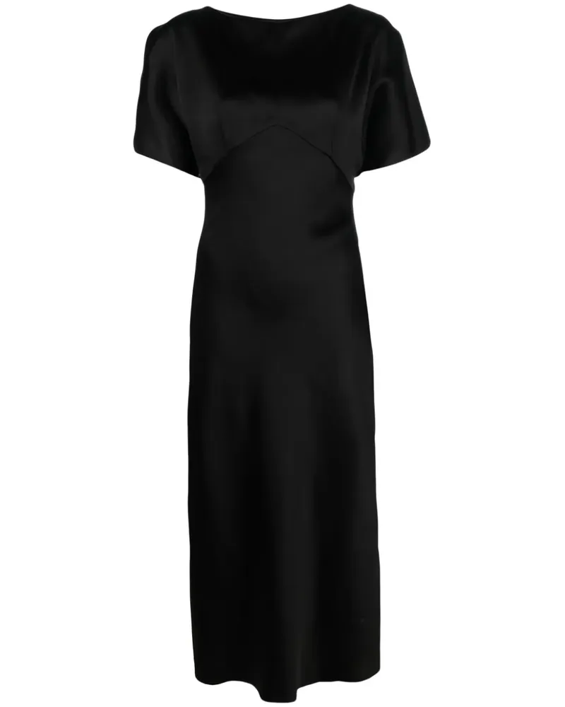 N° 21 Midikleid aus Satin - Schwarz Schwarz