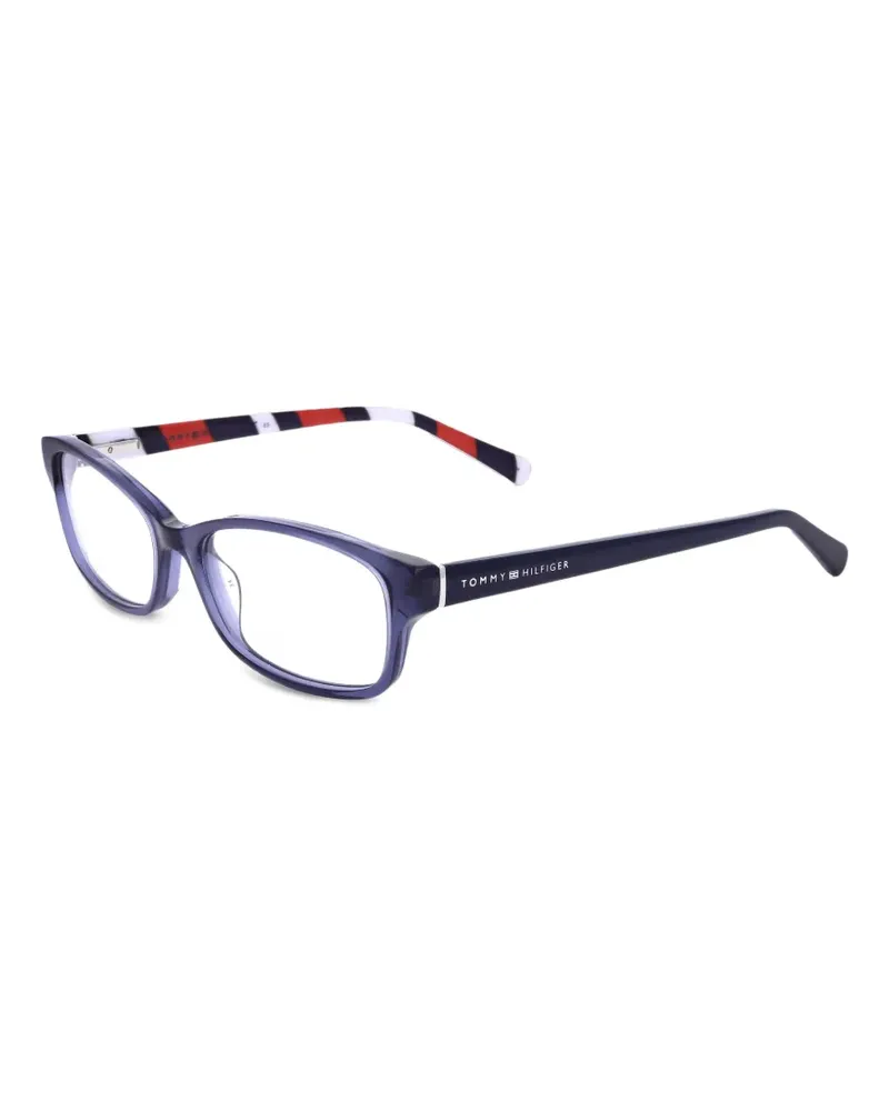 Tommy Hilfiger Brille mit eckigem Gestell - Blau Blau