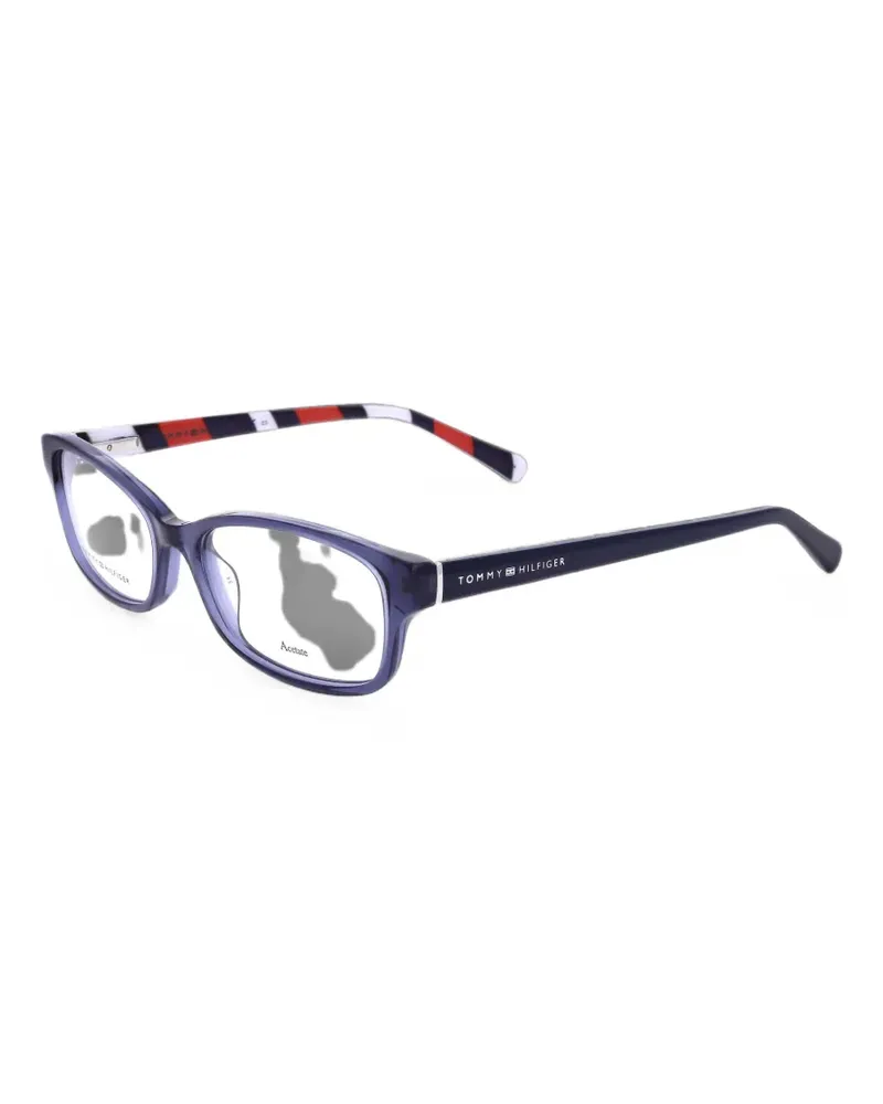 Tommy Hilfiger rectangle-frame glasses - Blau Blau