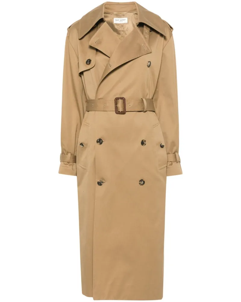 Saint Laurent Klassischer Trenchcoat - Nude Nude