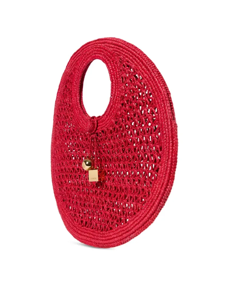 Jacquemus Kleine Handtasche mit Flechtmuster - Rot Rot