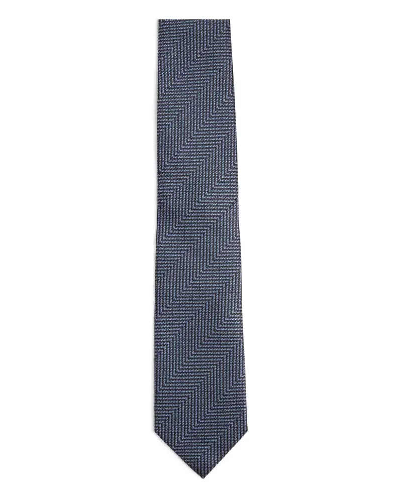 Tom Ford textured silk tie - Blau Blau