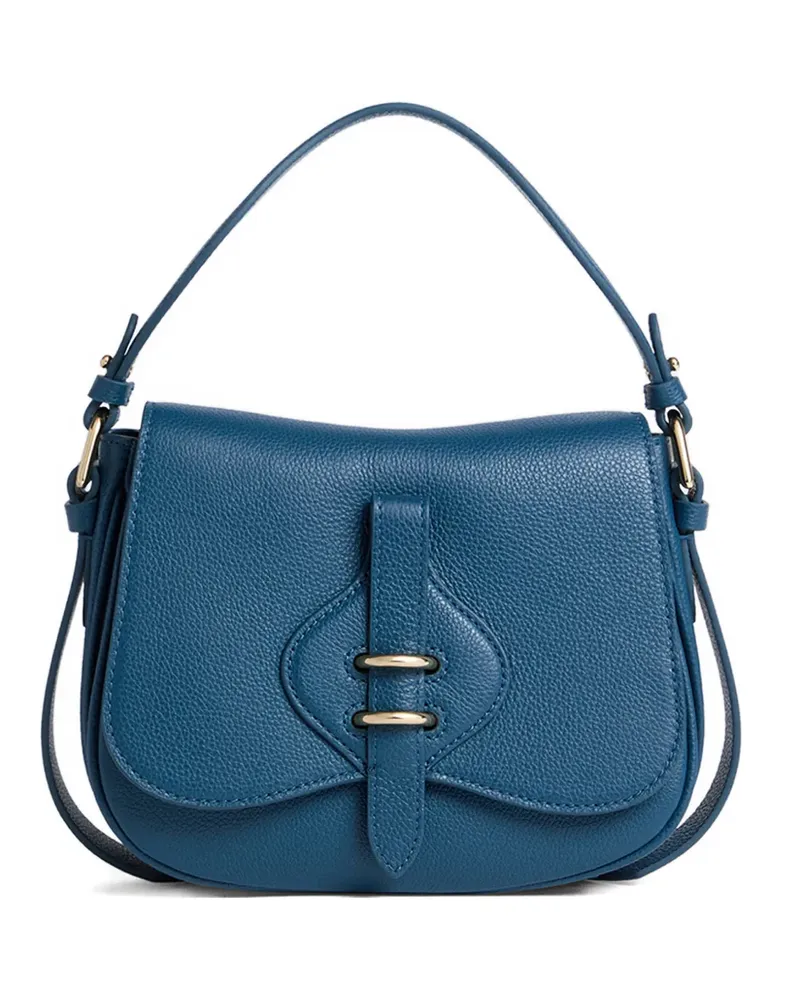 Coccinelle Kleine Mavery Schultertasche mit Schnalle - Blau Blau