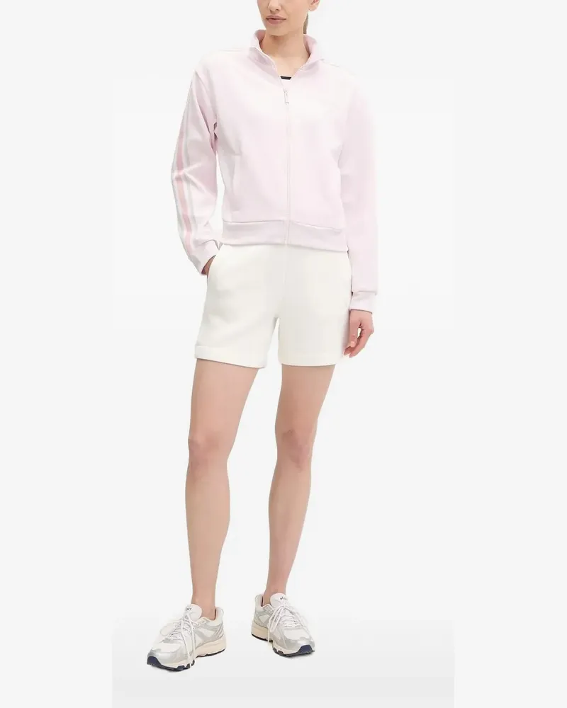 Guess Sweatshirtjacke mit Streifendetail - Rosa Rosa