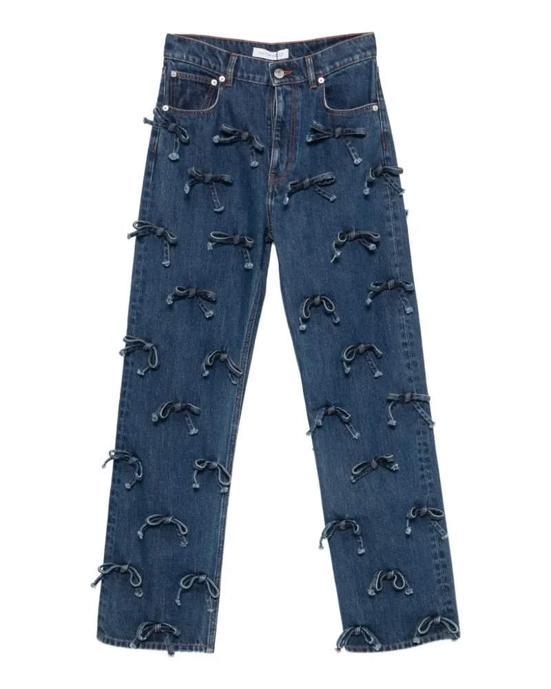 Viktor & Rolf Jeans mit Schleifenverzierung - Blau Blau