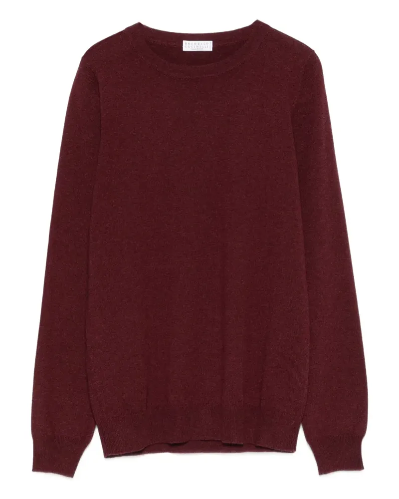 Brunello Cucinelli Pullover mit Rundhalsausschnitt - Rot Rot
