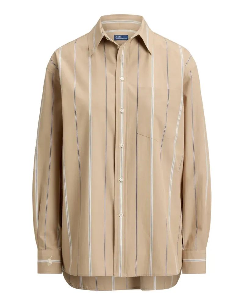 Ralph Lauren Gestreiftes Hemd - Nude Nude