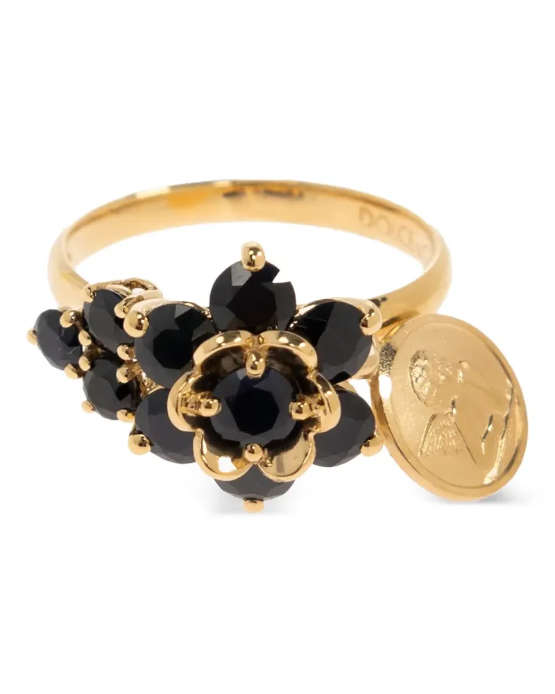 Dolce & Gabbana flower charm ring - Gold Gold