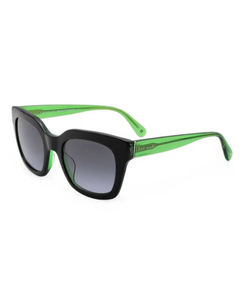 Kate Spade Eckige Camryns Sonnenbrille - Schwarz Schwarz