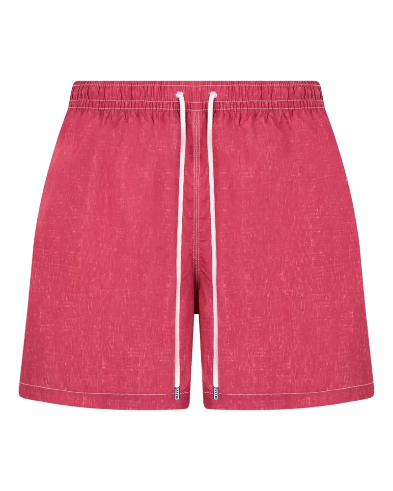 Fedeli drawstring-waist beach shorts - Rot Rot