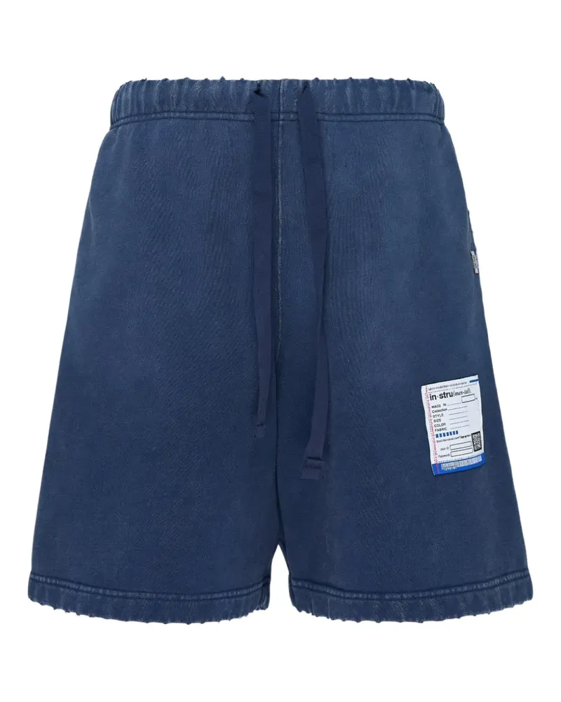 MIHARAYASUHIRO In-stru(men-tal) distressed In-stru(men-tal). shorts - Blau Blau