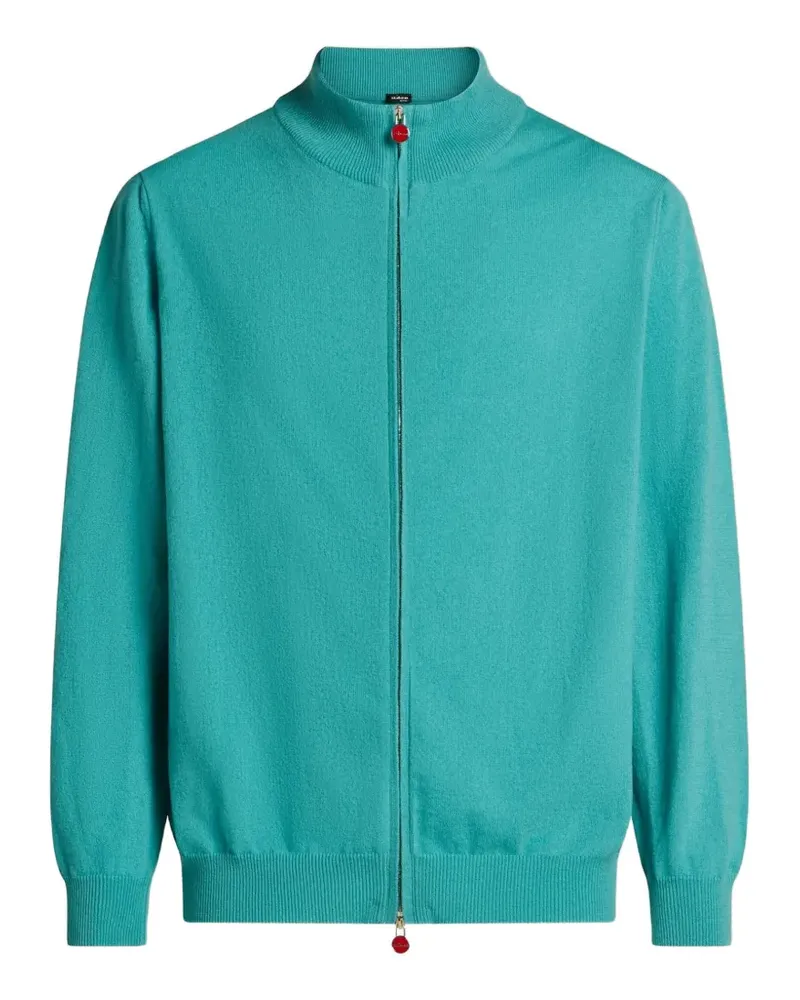 Kiton Pullover mit Reißverschluss - Blau Blau