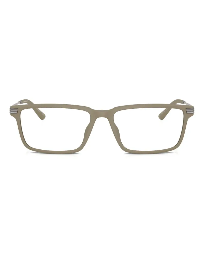 Emporio Armani Brille mit eckigem Gestell - Nude Nude