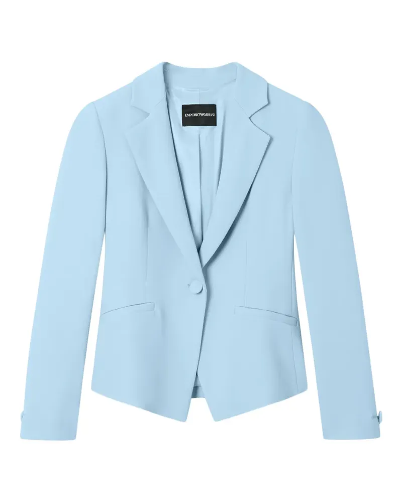 Emporio Armani Einreihiges Blazer - Blau Blau