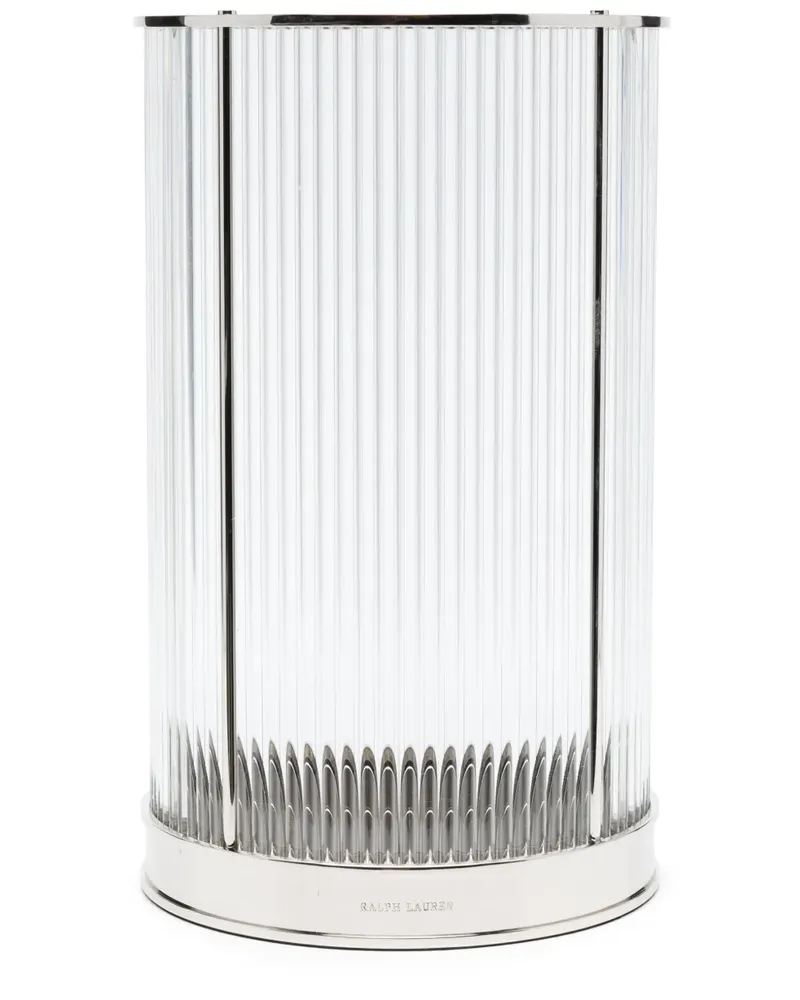 Ralph Lauren Home Allen Windlicht mit Logo-Gravur - Silber Silber