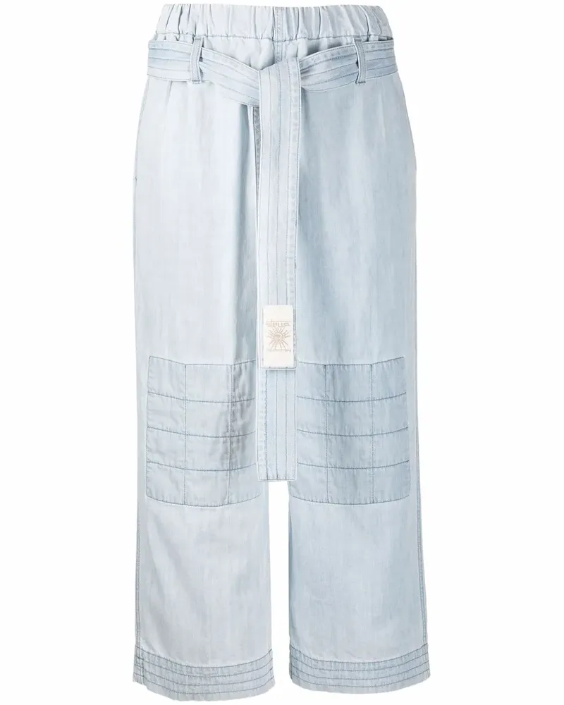 Stella McCartney Jeans mit Gürtel - Blau Blau
