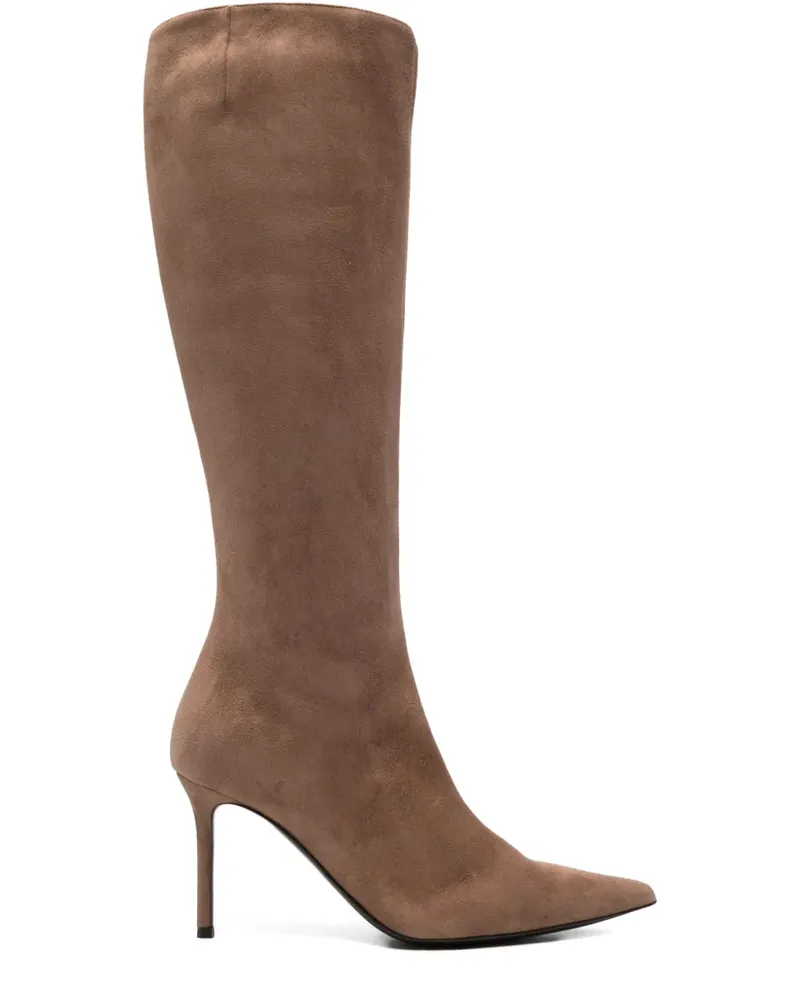Giuseppe Zanotti Stiefel aus Wildleder 85mm - Braun Braun