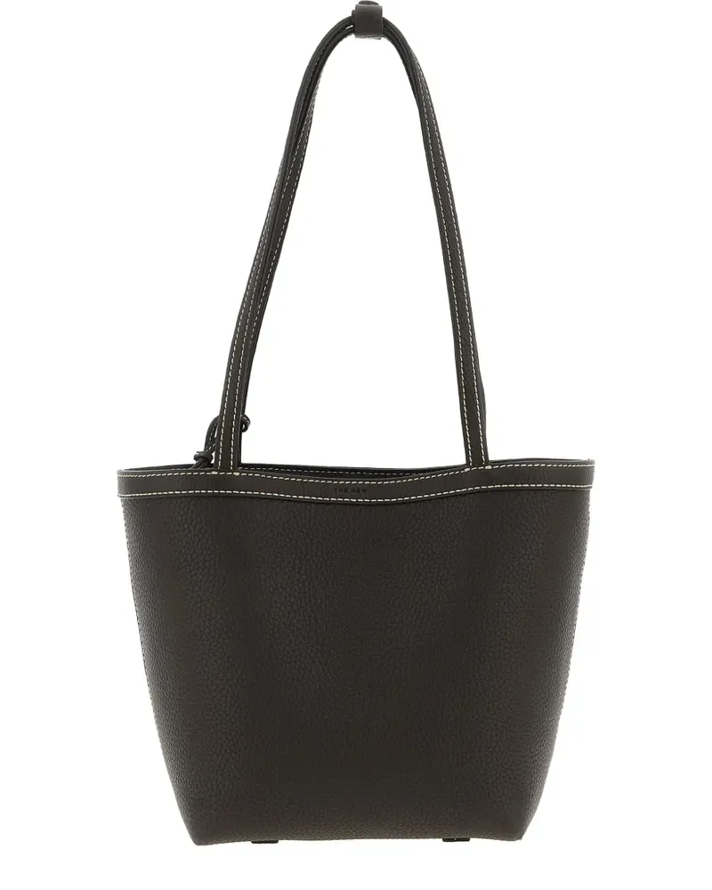 The Row medium Park Tote Stitch contrast-stitching shoulder bag - Braun Braun