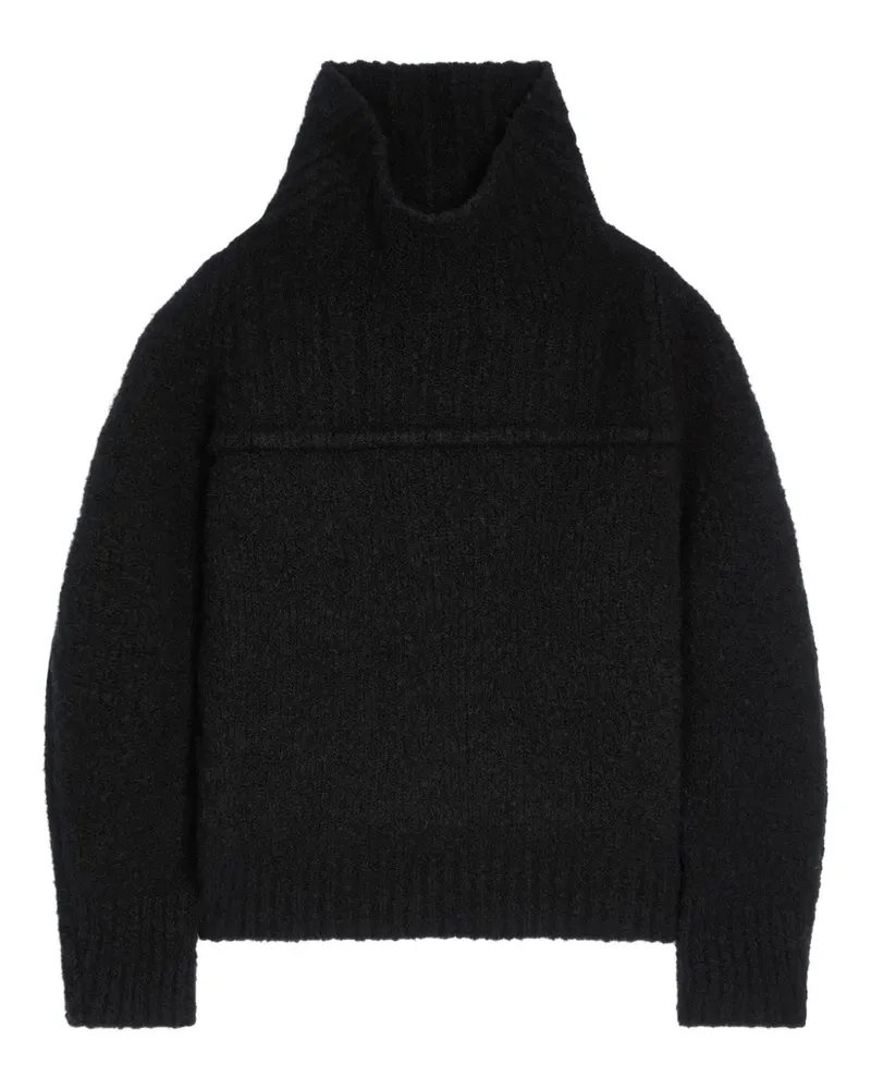 Dries van Noten Pullover mit Stehkragen - Schwarz Schwarz