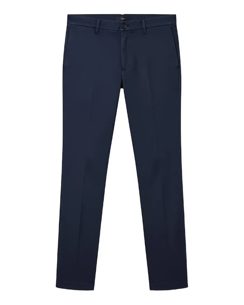 Tombolini pressed-crease chinos - Blau Blau