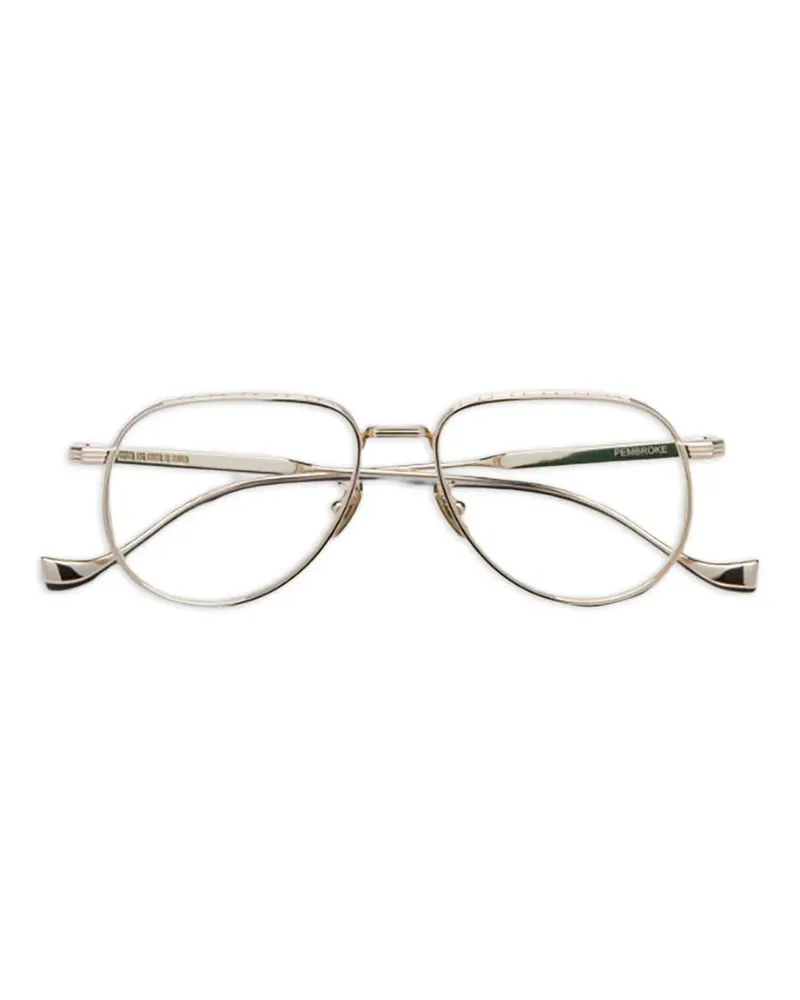 Cutler and Gross Pembroke pilot-frame glasses - Gold Gold