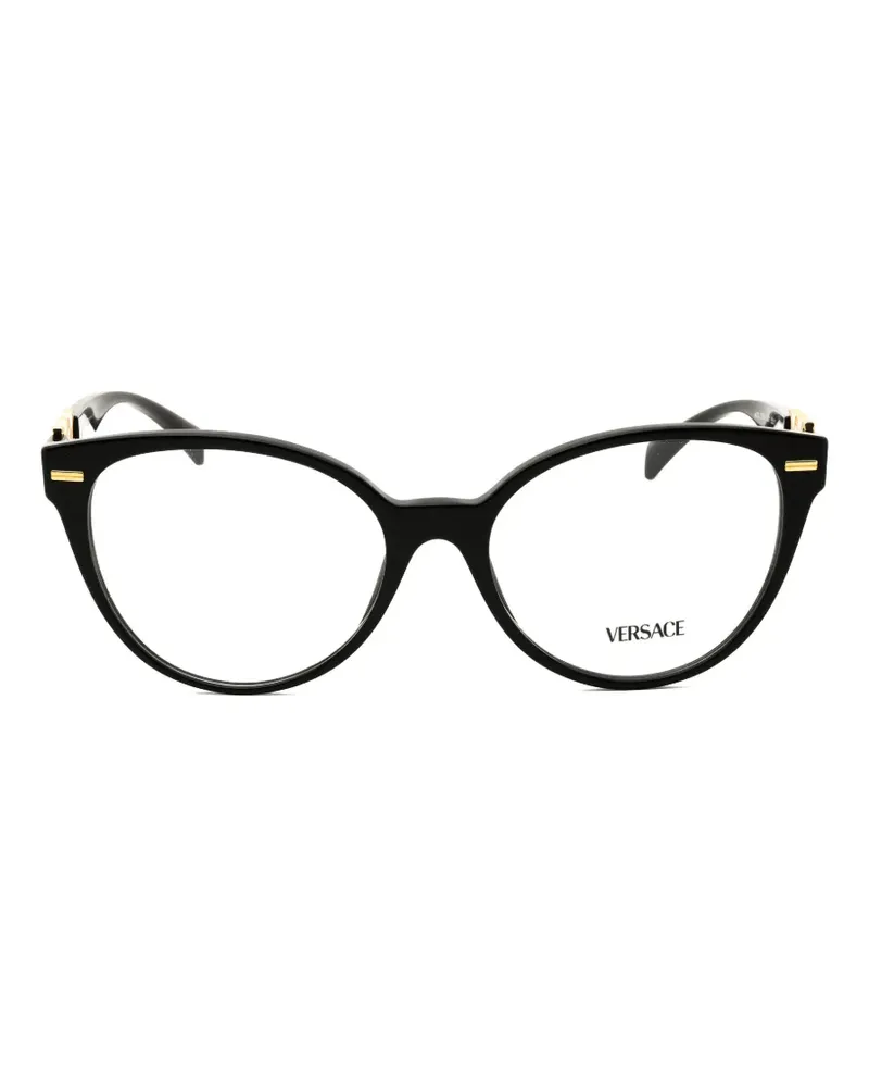 Versace Medusa Cat-Eye-Brille - Schwarz Schwarz