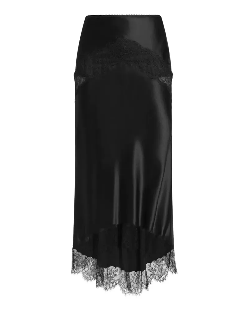 Dolce & Gabbana silk satin skirt - Schwarz Schwarz