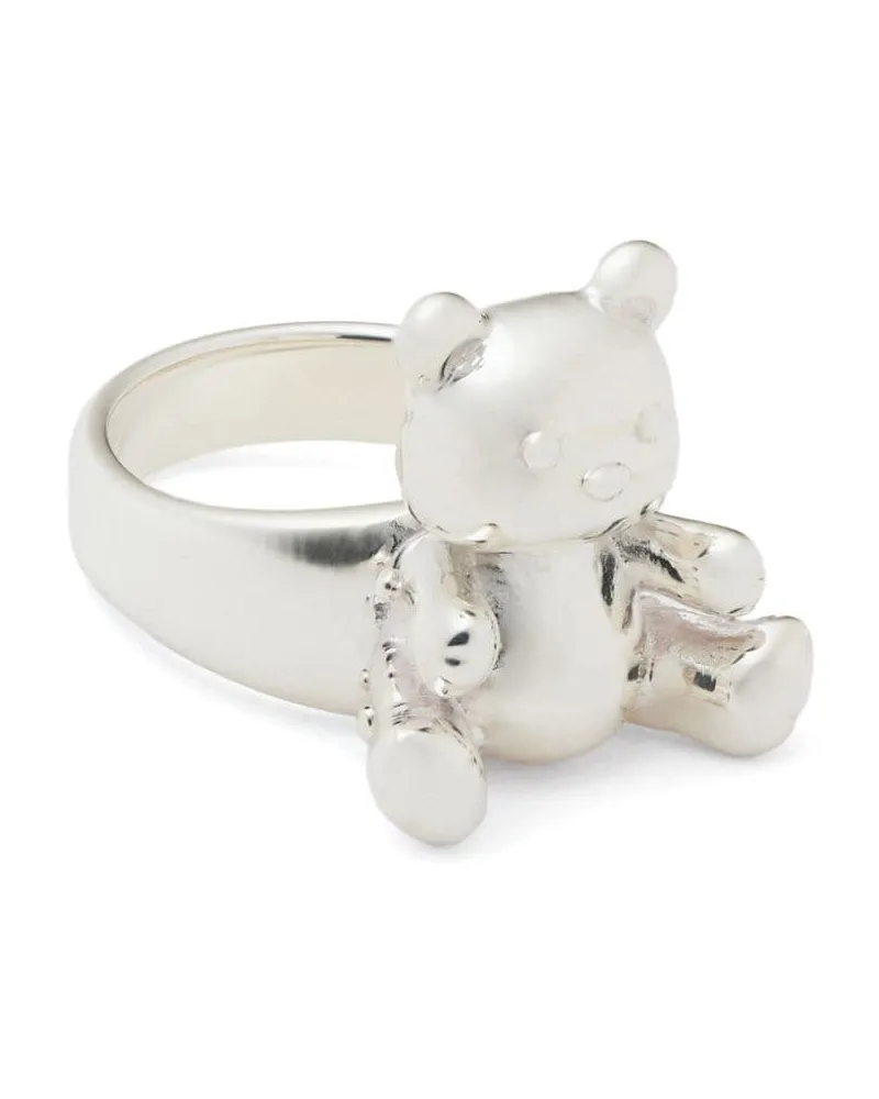 AMBUSH Teddy Bear Ring - Silber Silber