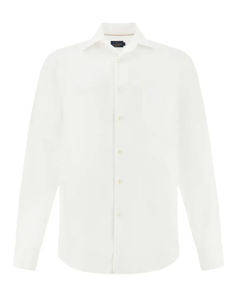 Paul & Shark linen shirt - Weiß Weiß