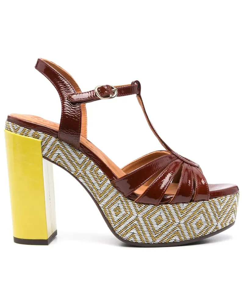 Chie Mihara Junni Sandalen 120mm - Braun Braun