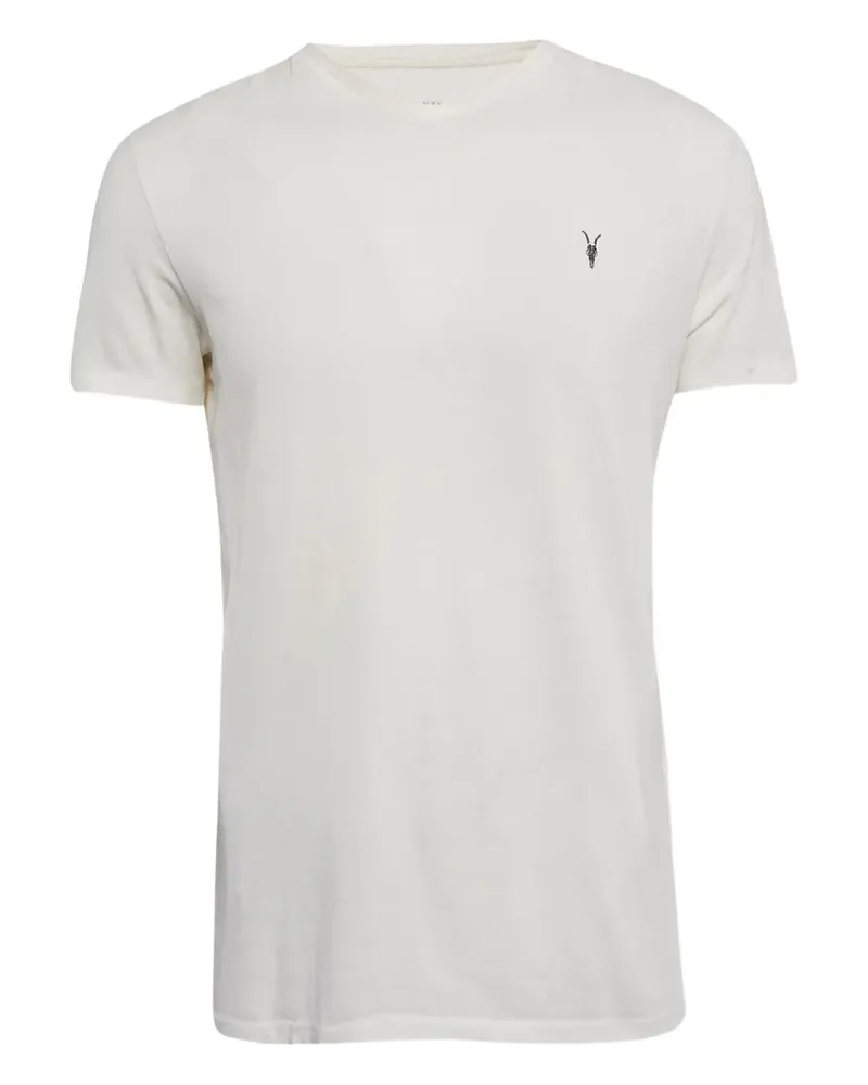 AllSaints T-Shirt mit V-Ausschnitt - Weiß Weiß