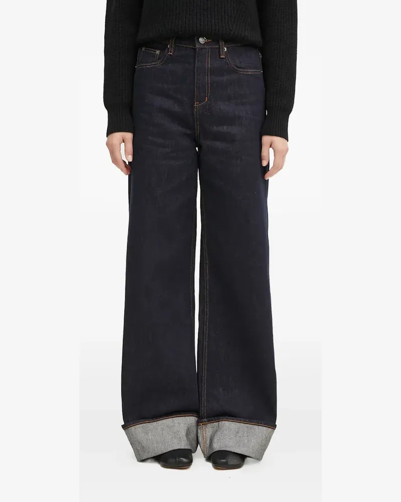ksubi Strider Cuff Original Jeans mit Umschlag - Blau Blau