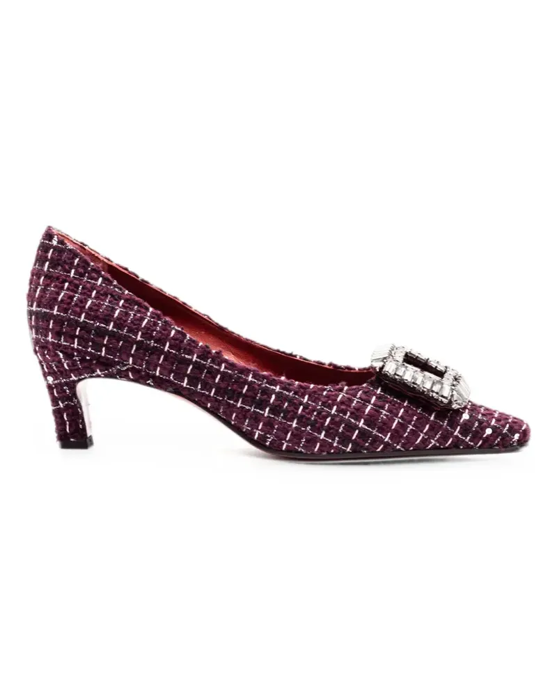 FESTA Milano Pumps aus Bouclé - Violett Violett