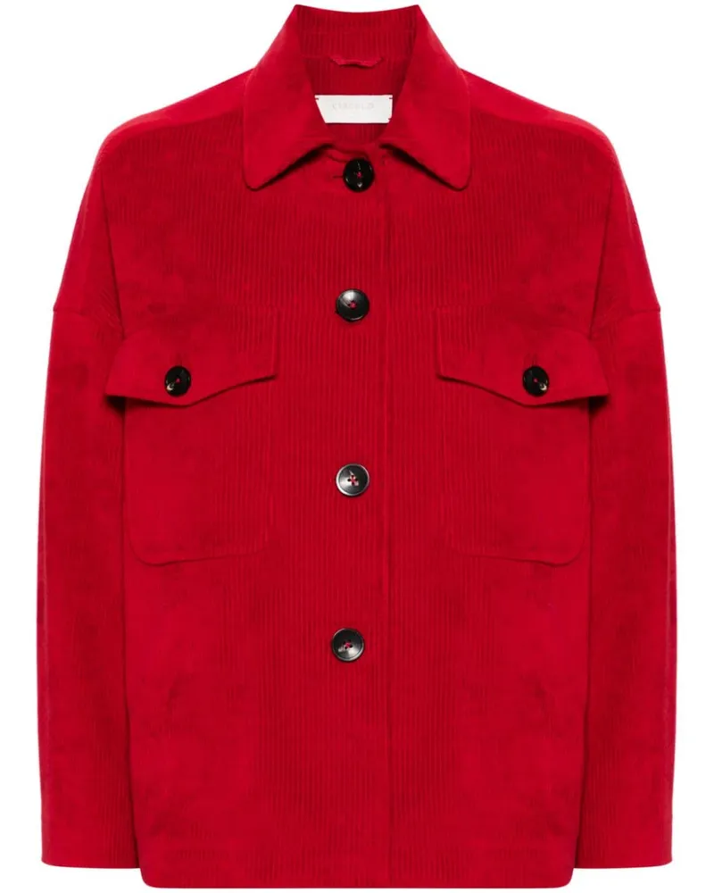 CIRCOLO 1901 Klassische Cordjacke - Rot Rot