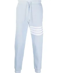 Thom Browne Tapered-Jogginghose mit Streifen Blau