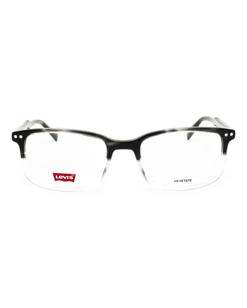 Levi's Brille mit eckigem Gestell - Grau Grau