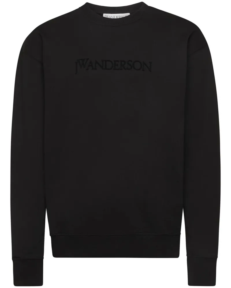 J.W.Anderson Sweatshirt mit Logo-Stickerei - Schwarz Schwarz