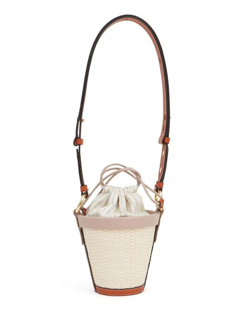 Maison Margiela Gewebte Fire Beuteltasche - Nude Nude