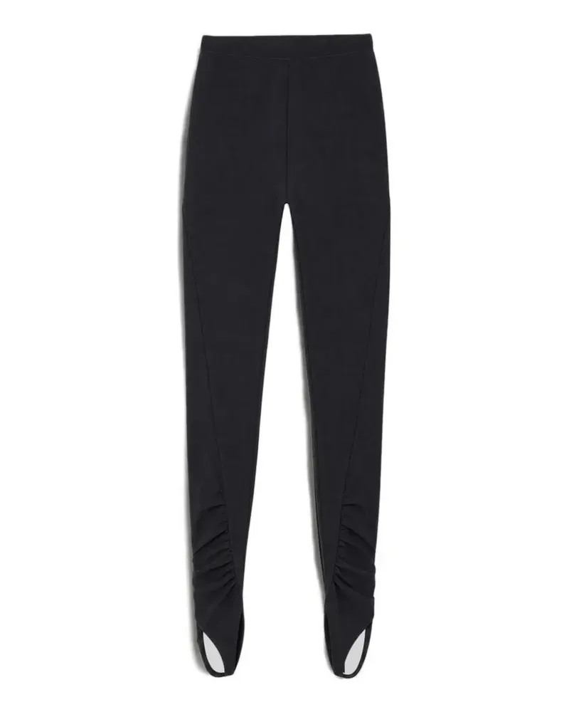 IRO Titanium gathered stirrup leggings - Schwarz Schwarz