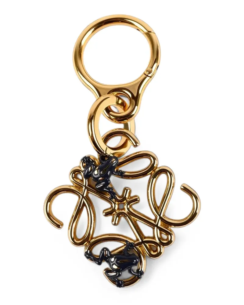 Loewe Frog Anagram Schlüsselanhänger - Gold Gold