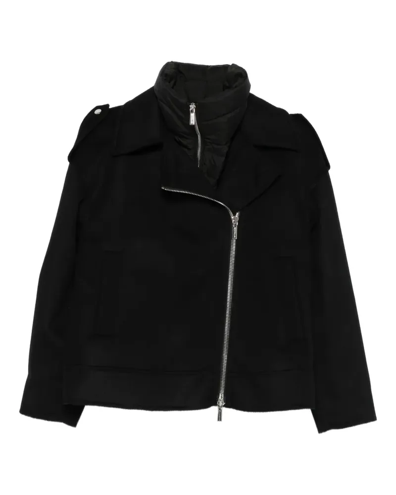 MOORER Jacke mit Reißverschluss - Schwarz Schwarz