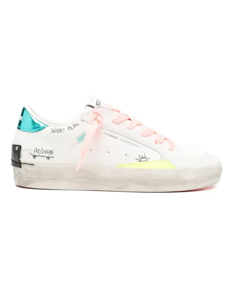 Crime Sk8 Deluxe sunset rebel sneakers - Weiß Weiß