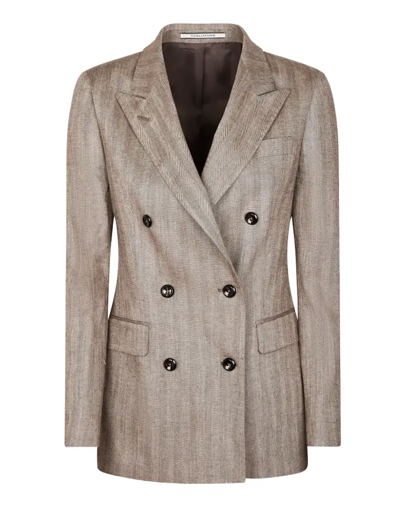 Tagliatore double-breasted blazer - Braun Braun