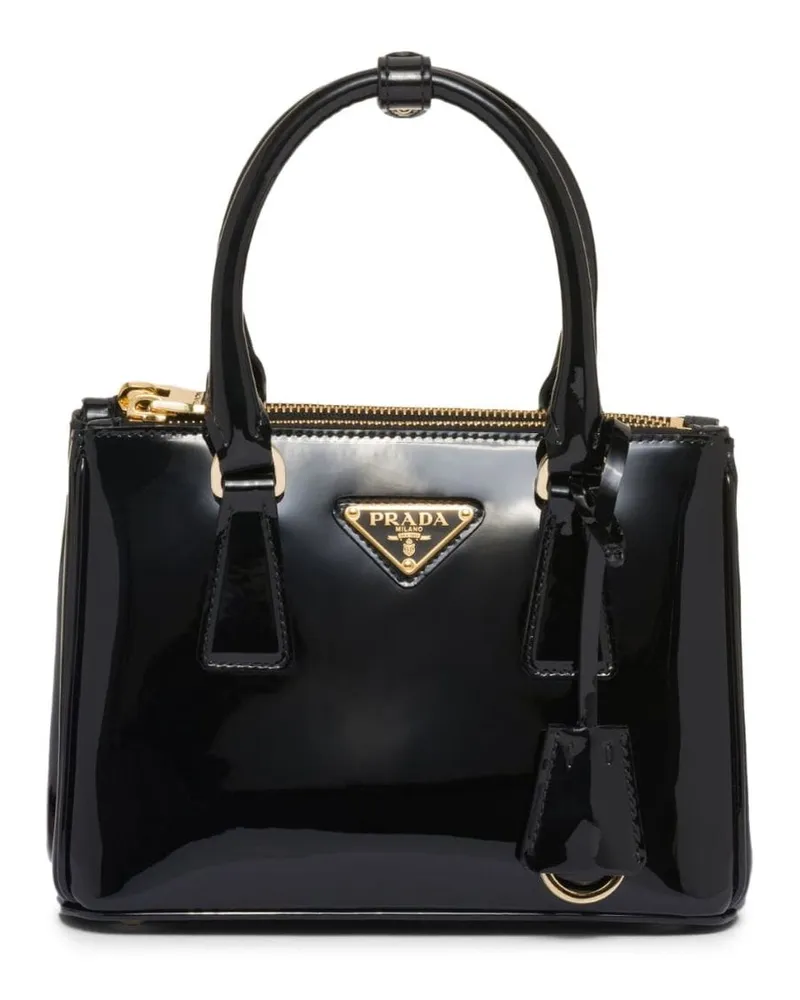 Prada Galleria Handtasche - Schwarz Schwarz