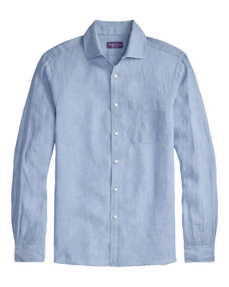 Ralph Lauren Hemd mit Brusttasche - Blau Blau