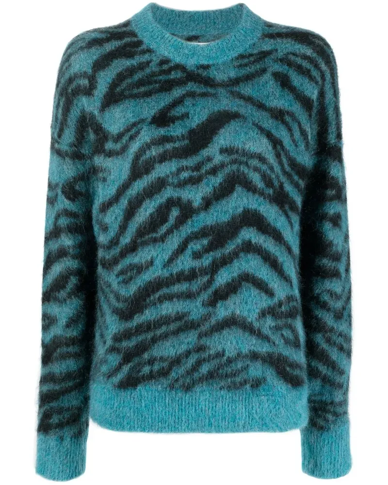 Zadig & Voltaire Pullover mit Zebramuster - Blau Blau