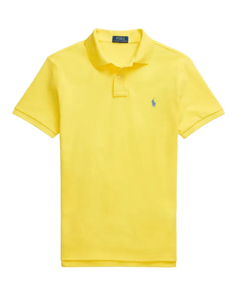 Ralph Lauren buttoned logo-embroidered polo shirt - Gelb Gelb