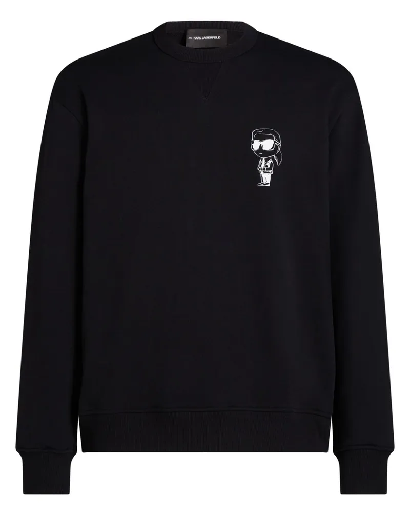Karl Lagerfeld Ikon Sweatshirt - Schwarz Schwarz
