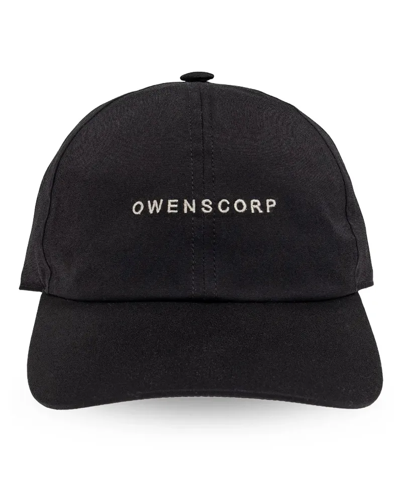 Rick Owens Baseballkappe - Schwarz Schwarz